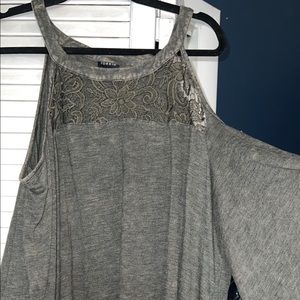 Torrid cold shoulder high neck top 2x